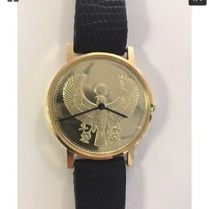 18 K Gold Falcon Franklin Mint Watch
